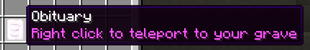 Charged Obituary (Ready to Teleport)