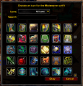 Outfit icon selector
