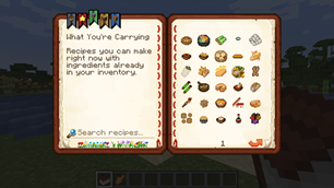 Book's carrying items page