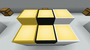 Three frames, from above