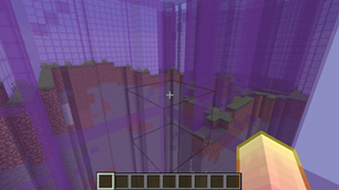 Purple stained glass fog block