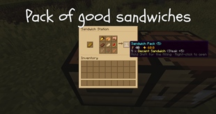 Pack of good sandwiches