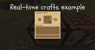 Real-time crafts example
