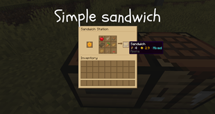 Simple sandwich