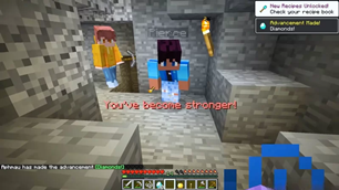 You get one half heart from achievement Diamond