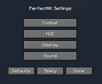 Settings Display