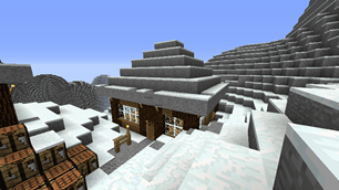 The frozen village on the Icy Mountain