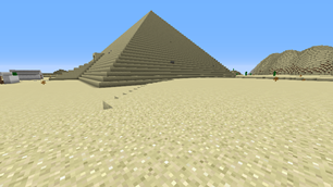 The Pyramid in the desert