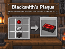 Blacksmith Plaque Crafting