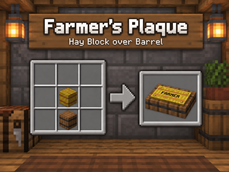 Farmer Plaque Crafting