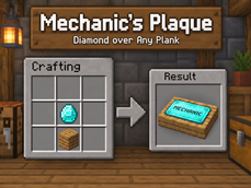 Mechanic Plaque Crafting