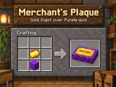 Merchant Plaque Crafting