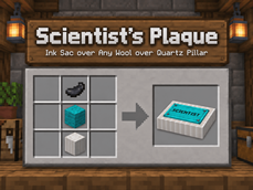 Scientist Plaque Crafting