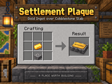 Settlement Plaque Crafting