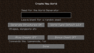 World Type: Default 1.6.4