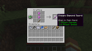 Cheapo Diamond Sword stats