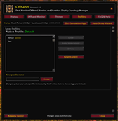 Offhand - Profile Tab