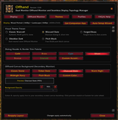 Offhand - Themes Tab