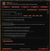 Offhand - Monitor Tab