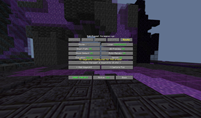 Edit Pre-set Selection Menu