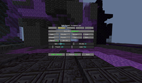Edit Pre-set Main Menu Settings