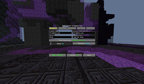 Edit Pre-Set Network Settings
