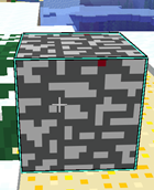 Cobblestone Texture had a red dot right before Full version release of beta 1.1.0