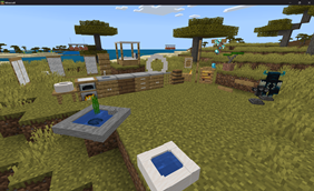 Showcase Area Vanilla Bedrock