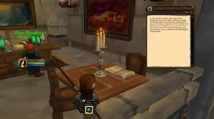 Book reader moved to the right