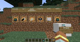 The Items and Blocks from the Mod