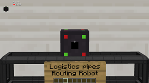 Logistics pipes robot