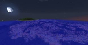 A Beautiful Moonlit Coral Reef