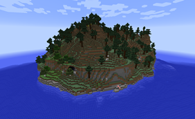 Hilly island