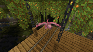 Pink Axolotl Dragon