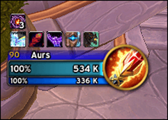 Showing Buffs/Debuffs