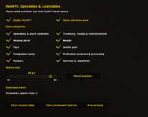 Options Screen