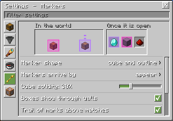 Marker customization