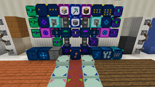 Screenshot showing most of the functional/machine type blocks as of version 0.7.0