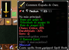 Tooltip with Rarity Common