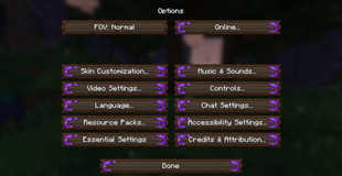 options