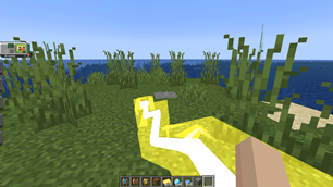 Yellow arc, no shaders