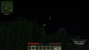 He watches