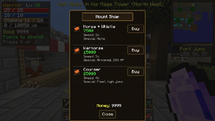 The Mount Shop - horse, warhorse and courser