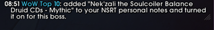 NSRT Import confirmation