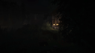 House at night