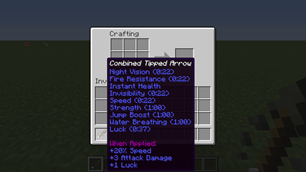 Get a combined tipped arrow back