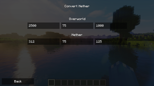Convert Nether GUI