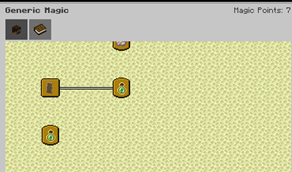 Magic Tree Example (Only unlocked spells visible)