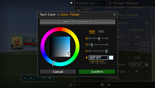Layout Editor - Color Picker