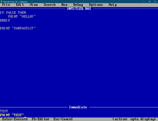 Working QBasic Interpreter and TUI on MS-DOS 6.0